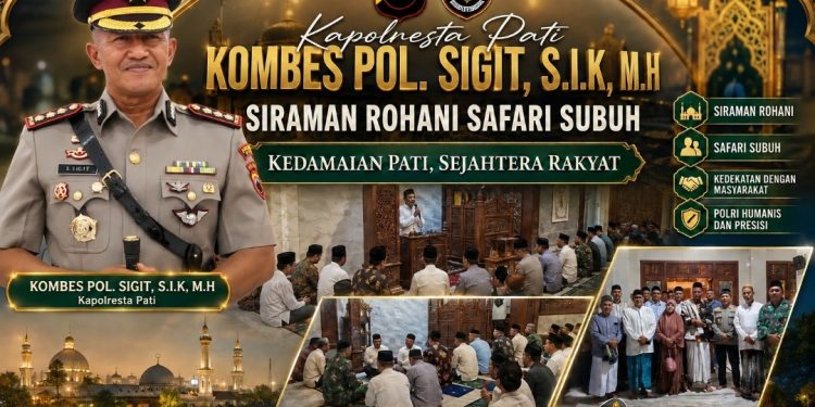 Sosok Pemimpin Terbaik No.1, Kapolresta Pati Tebar Keteladanan