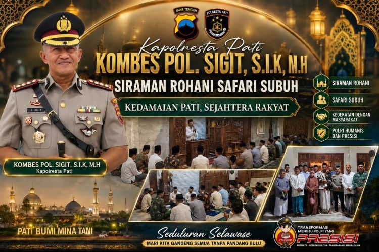 Sosok Pemimpin Terbaik No.1, Kapolresta Pati Tebar Keteladanan