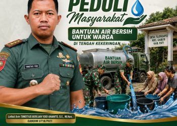 Ketika Air Menjadi Harapan, Kodim 0718/Pati Turun Langsung ke Warga