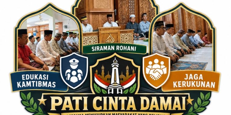 Pati Cinta Damai, Kombes Pol. Sigit : Siraman Rohani Perkuat Iman, Kamtibmas dan Kerukunan