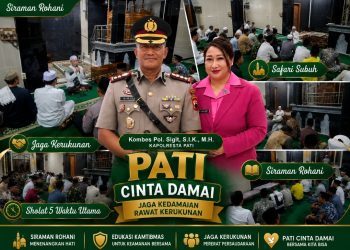 Sosok Pemimpin Humanis, Kombes Pol. Sigit Gaungkan Safari Subuh “Pati Cinta Damai”