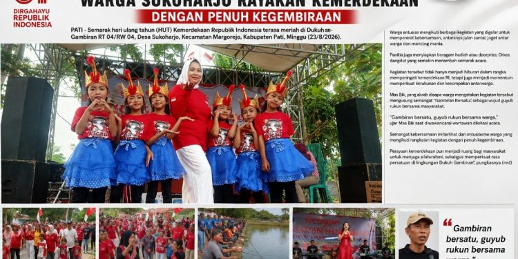 Gambiran Bersatu, Warga Rayakan Kemerdekaan dengan Penuh Kegembiraan