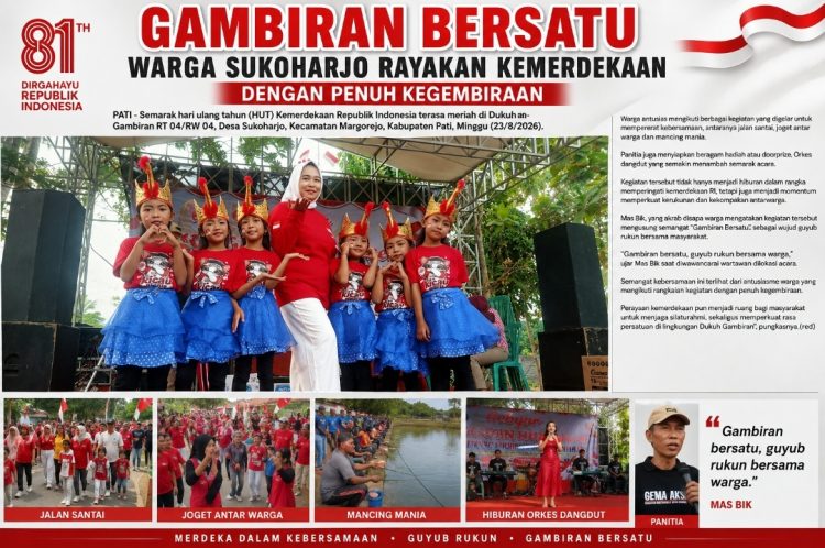Gambiran Bersatu, Warga Rayakan Kemerdekaan dengan Penuh Kegembiraan