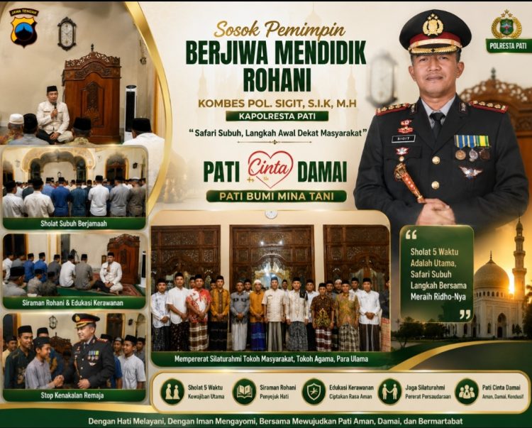 Keteladanan Pemimpin, Kombes Pol. Sigit : Siraman Rohani dan Pesan Jaga Kamtibmas