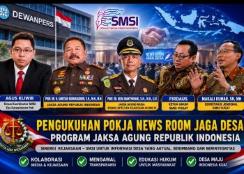 SMSI Gaspol! Lima Provinsi Resmi Masuk Jaringan News Room Jaga Desa