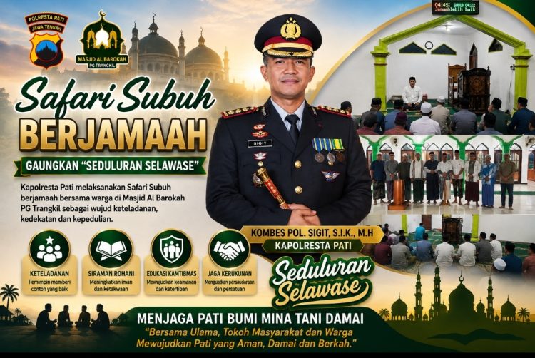 Kombes Pol. Sigit Turun ke Masjid, Pesan Damai dan Kamtibmas Menggema di Pati