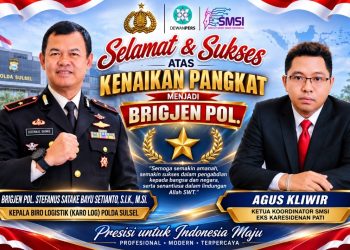Brigjen Pol Stefanus Satake Naik Pangkat, Agus Kliwir : Semoga Makin Amanah dan Profesional