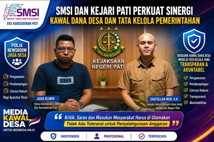 SMSI Pinta Kejari Pati Tuntaskan Perkara Penegakan Hukum