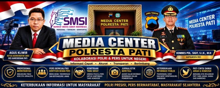 Apresiasi Dibuka Media Center Polresta Pati, SMSI Pinta Tertibkan Legalitas Perusahaan Pers