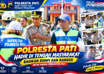 Momen Hangat Kapolresta Pati Bersama Warga, Rompi hingga Bansos Disalurkan
