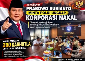 14 Wilayah Terdampak, Presiden RI Pinta Polri Berantas Korporasi Nakal