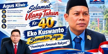 Ulang Tahun ke-40 Eko Kuswanto, Agus Kliwir : Doa dan Pesan Pengabdian Jadi Perhatian