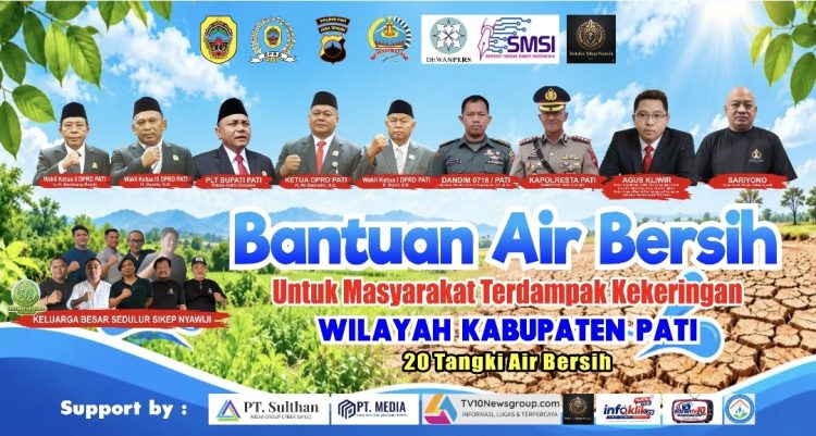 Kemarau Mencekam, Tiga Kecamatan Jadi Sasaran Droping 20 Tangki Air Bersih