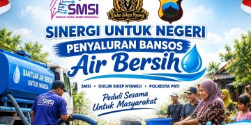 Kekeringan Melanda, Dulur Sikep, SMSI dan Polresta Pati Siapkan Bantuan Air Bersih