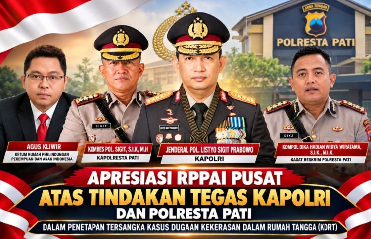 Tersangka KDRT Resmi Ditetapkan, Agus Kliwir Apresiasi Kapolri dan Mapolresta Pati