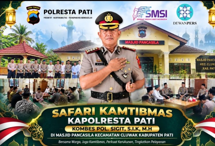 Kapolresta Pati Ajak Warga Cluwak Jaga Kamtibmas dan Kerukunan