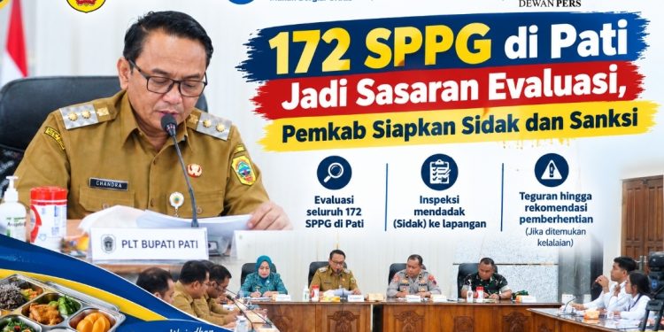 Pemkab Pati Bakal Sidak SPPG, Dapur hingga Bahan Baku MBG Jadi Sorotan