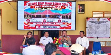 40 Warga Ikuti Lelang Bondo Desa Ngemplak Lor, 21 Bidang Lahan Ditawarkan