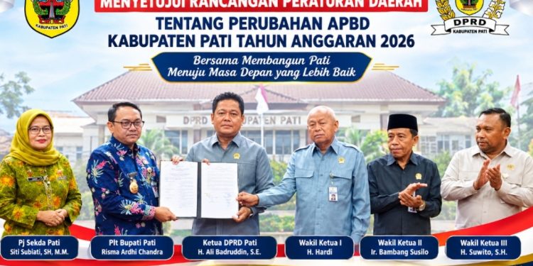 Perubahan APBD Pati 2026 Disepakati, Begini Prioritas Pemkab