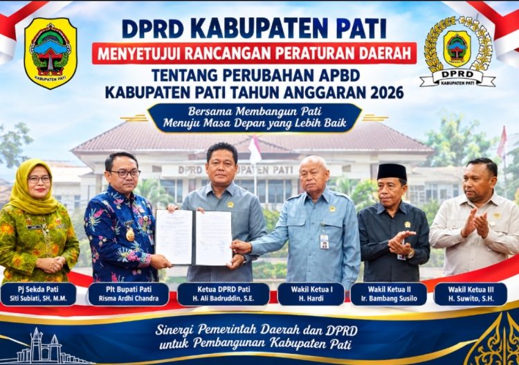 Perubahan APBD Pati 2026 Disepakati, Begini Prioritas Pemkab