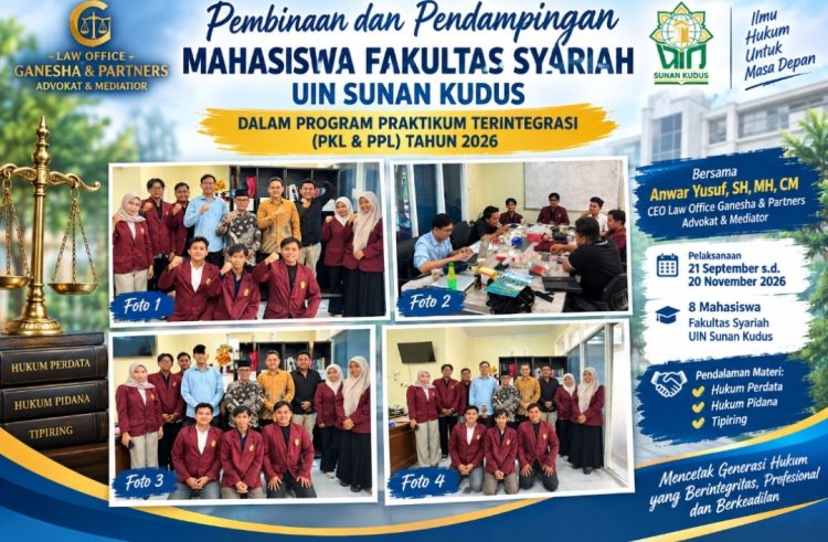 Anwar Yusuf Dorong Mahasiswa Fakultas Syariah UIN Sunan Kudus Kenal Dunia Hukum