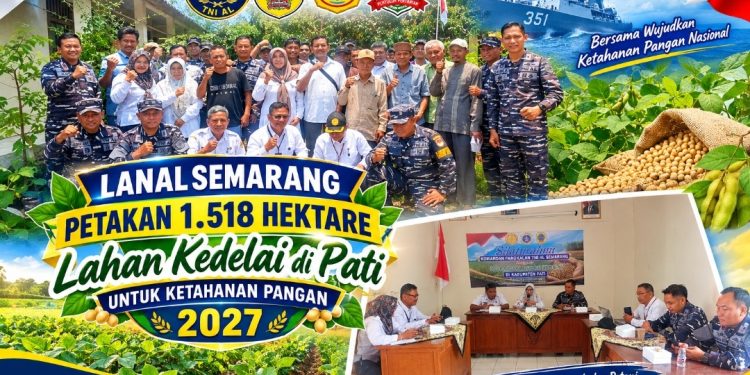 Ketahanan Pangan 2027, TNI AL Petakan Potensi Kedelai 1.518 Hektare