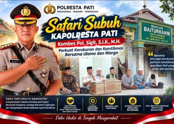 Safari Subuh, Kapolresta Pati Tekankan Peran Warga Jaga Keamanan