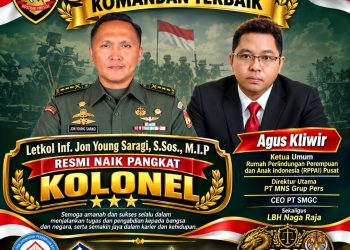 Naik Pangkat Jadi Kolonel, Jon Young Saragi Dapat Ucapan Selamat dari Agus Kliwir