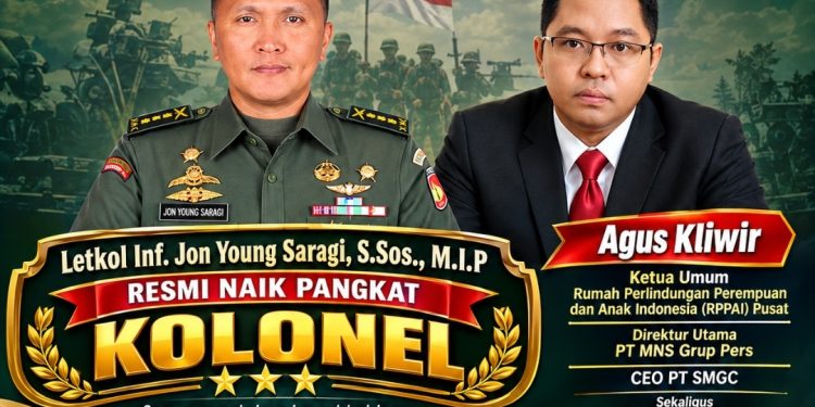 Naik Pangkat Jadi Kolonel, Jon Young Saragi Dapat Ucapan Selamat dari Agus Kliwir