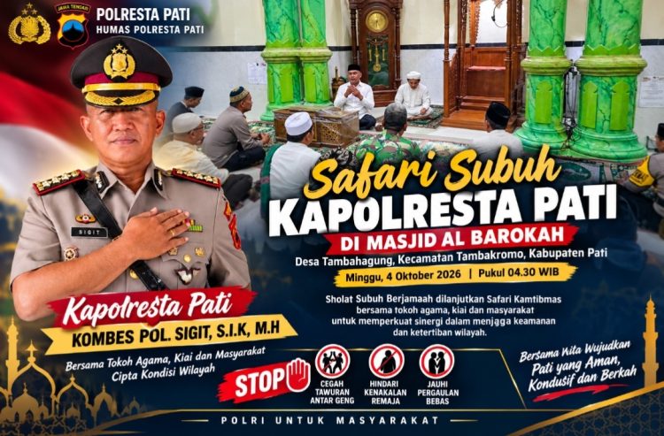 Kamtibmas Pati Jadi Perhatian, Kombes Pol. Sigit Ajak Warga Cegah Kenakalan Remaja