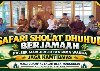 Usai Sholat Dhuhur, Polisi dan Warga Bahas Keamanan