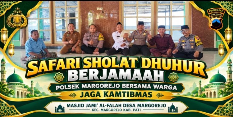 Usai Sholat Dhuhur, Polisi dan Warga Bahas Keamanan