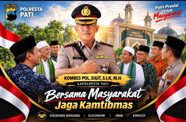 Dari Masjid At-Taqwa, Kapolresta Pati Ajak Warga Kompak Jaga Keamanan