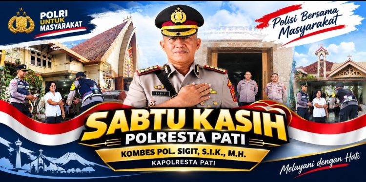 Kapolresta Pati Hadir di Gereja, Kerukunan Jadi Prioritas