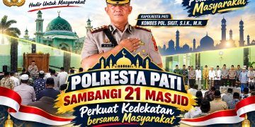 21 Masjid di Pati Disambangi Polisi, Kapolresta Pati Perkuat Silaturahmi