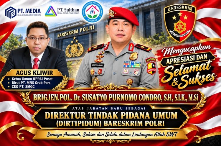 Agus Kliwir Angkat Suara! Brigjen Susatyo Jadi Dirtipidum Bareskrim Polri, RPPAI Dorong Penegakan Hukum Berkeadilan