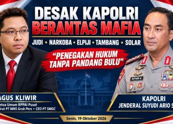 Agus Kliwir Desak Kapolri Untuk Penegakan Hukum Menyasar Jaringan Besar