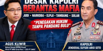Agus Kliwir Desak Kapolri Untuk Penegakan Hukum Menyasar Jaringan Besar