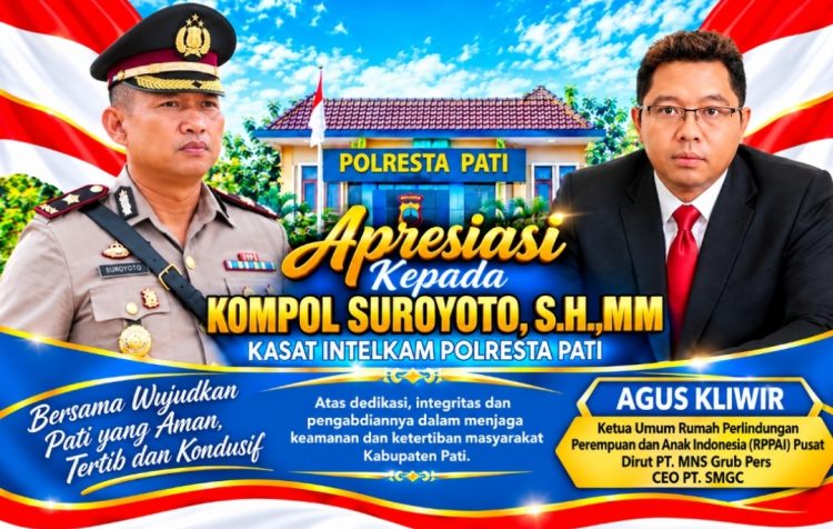 Integritas Polri Kunci Keamanan, Agus Kliwir Apresiasi Kompol Suroyoto