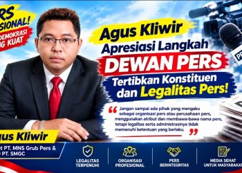 Legalitas dan Profesionalisme Jadi Kunci, Agus Kliwir Dukung Dewan Pers Pembenahan Konstituen